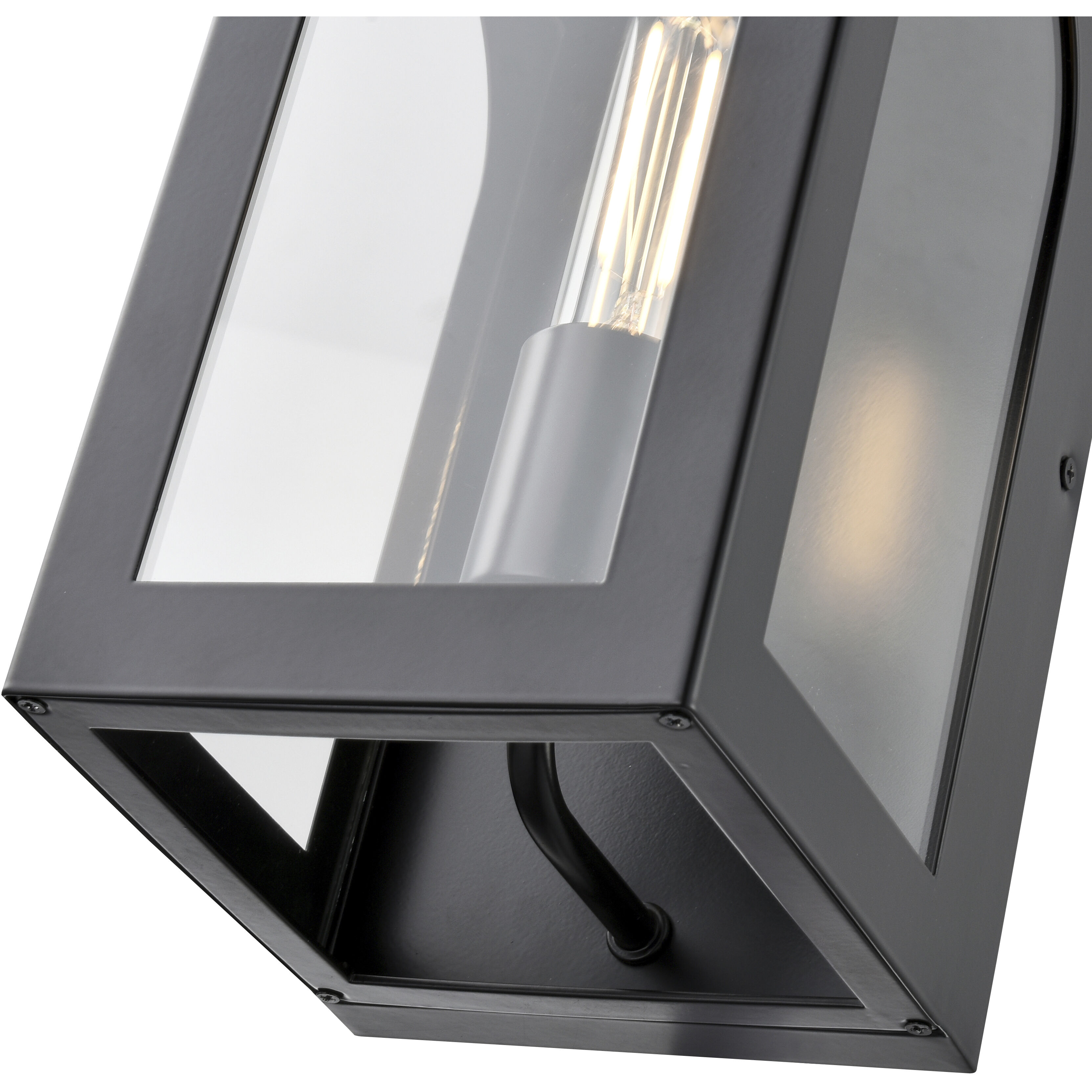 Bratton 1 Light 16 inch Powder Coated Black Outdoor Wall Sconce